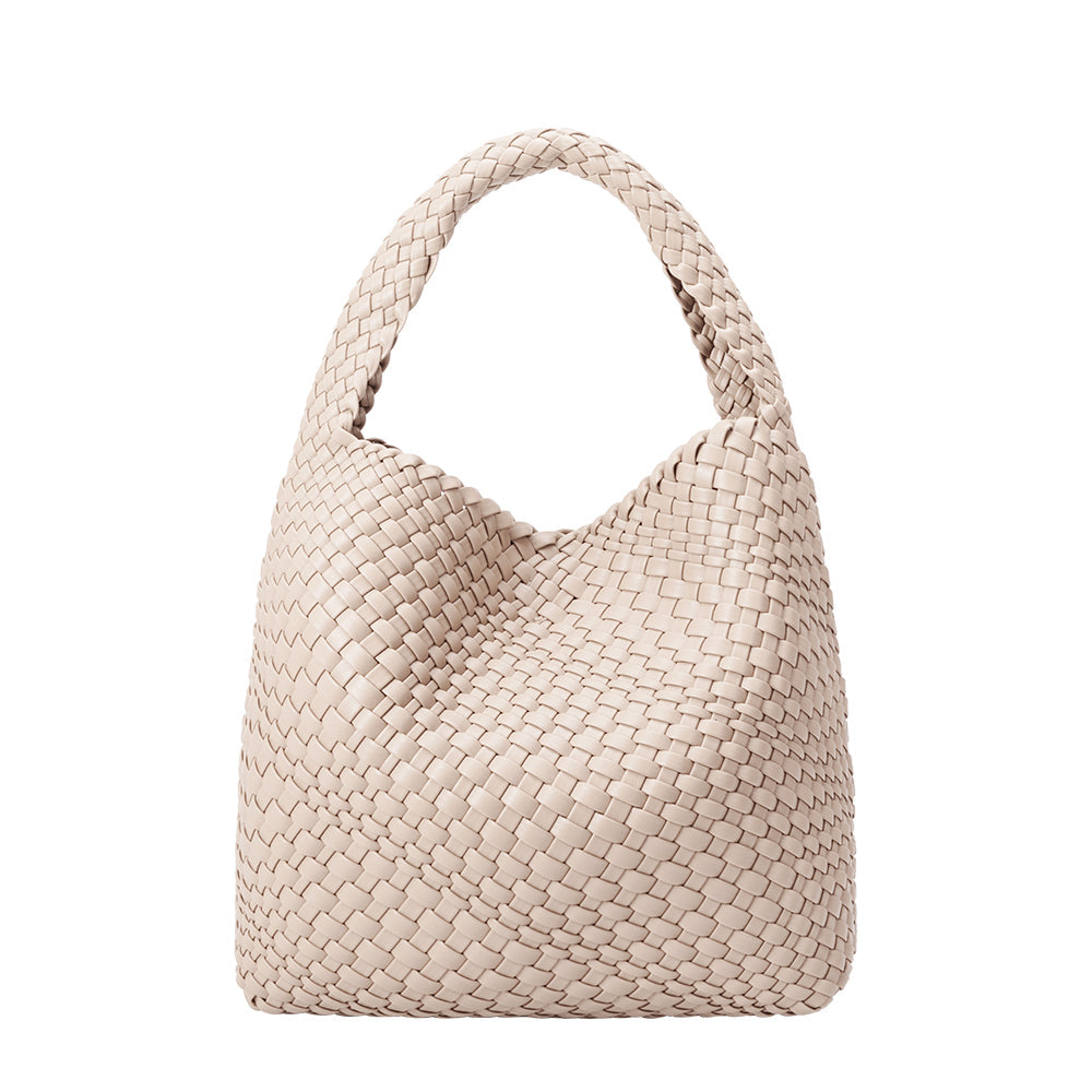 Aelthara ivory recycled vegan shoulder bag