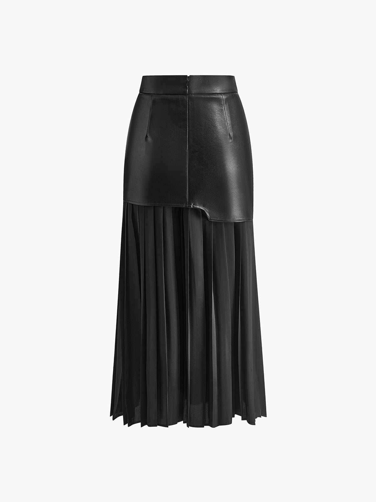 Lunessa pleated midi skirt