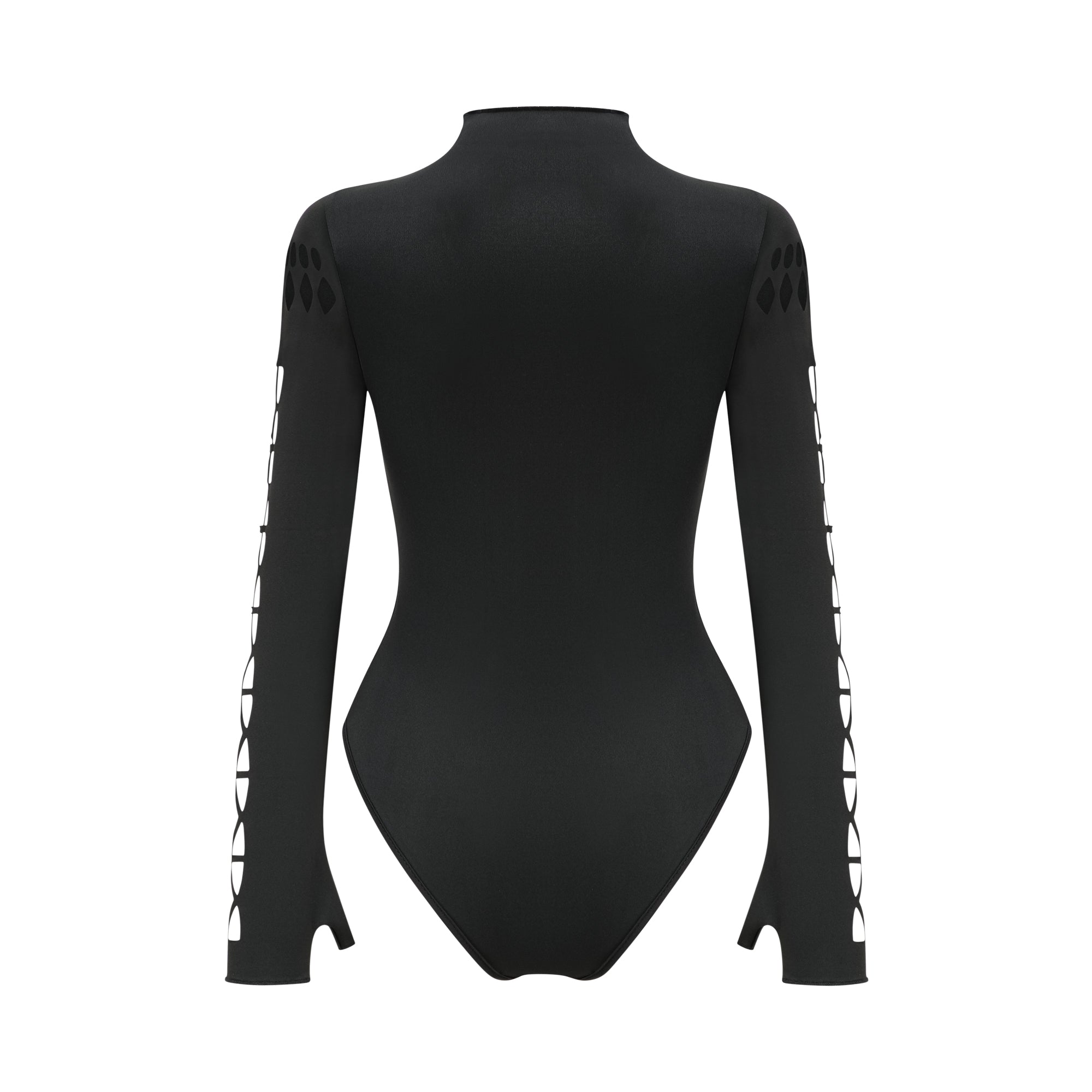 Dravielle long-sleeved cut-out bodysuit