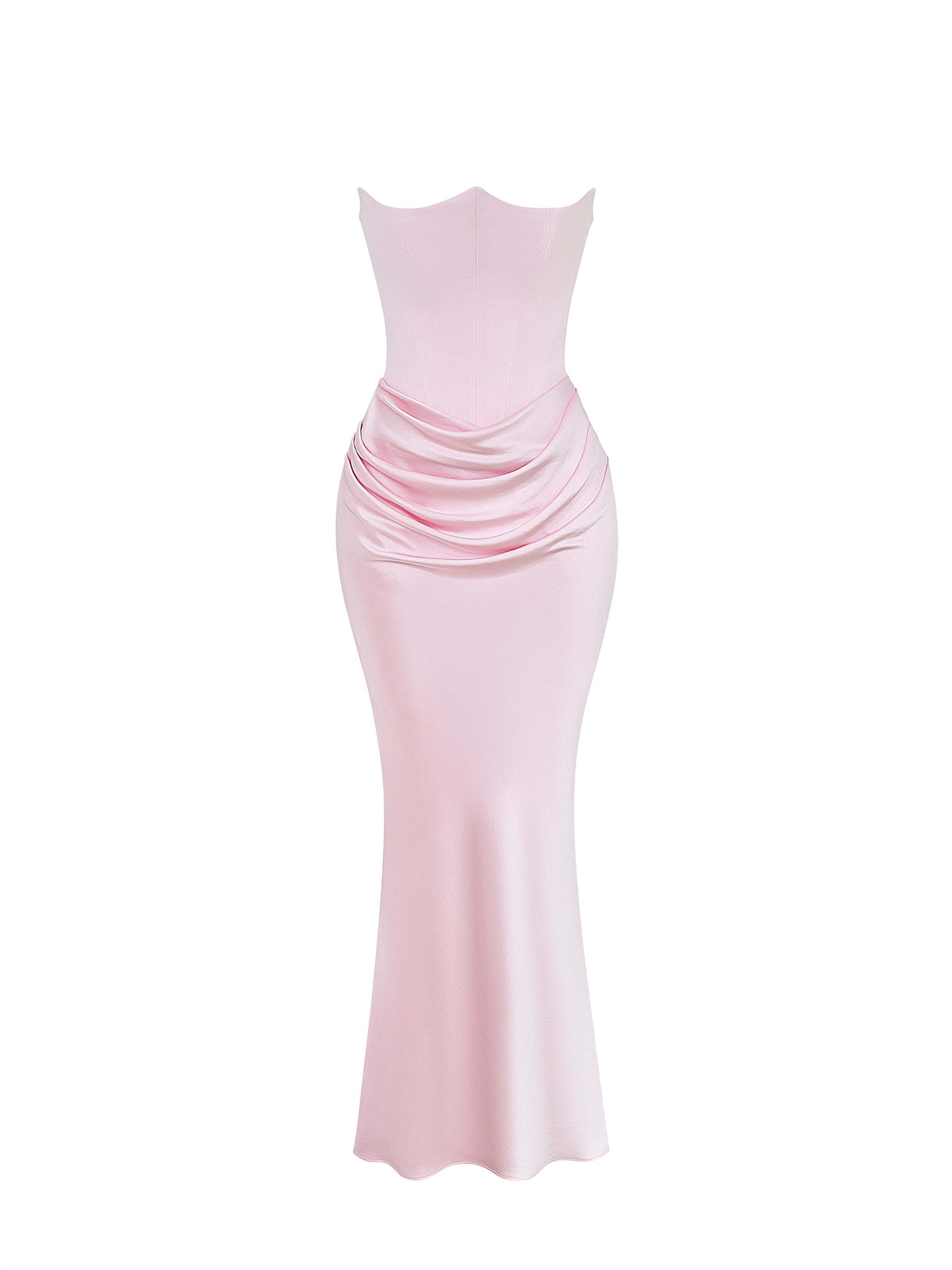 Vaelora maxi dress smoke