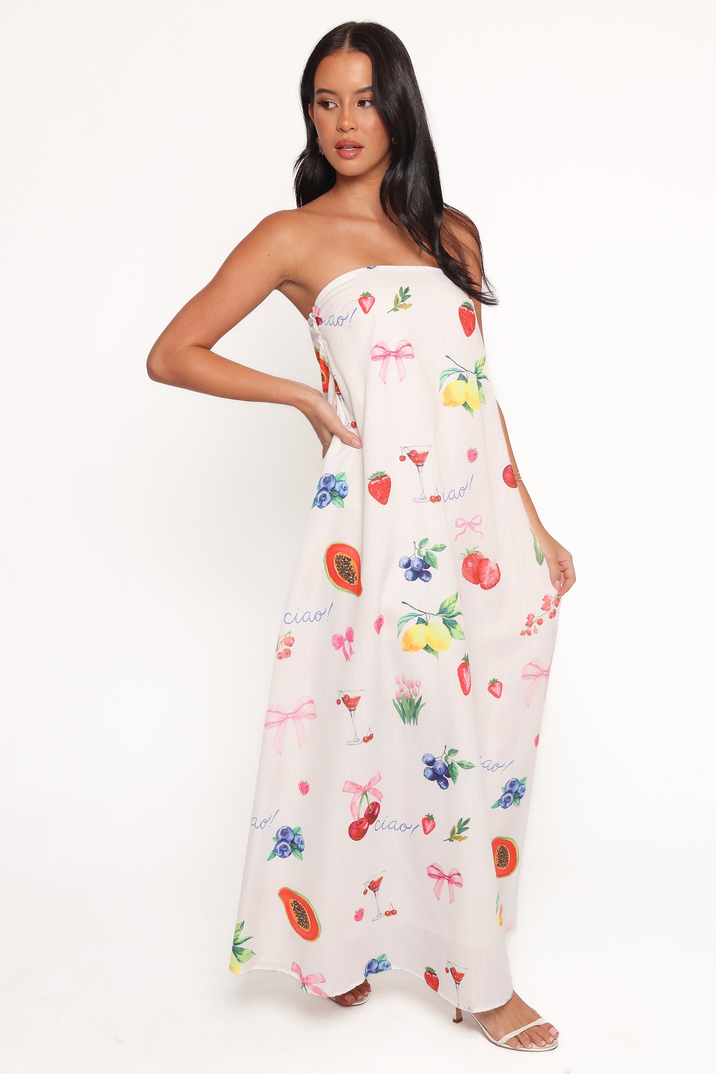 Averielle strapless maxi dress