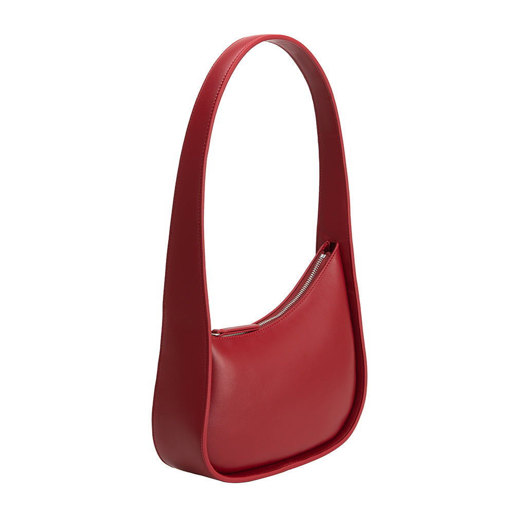 Zynvielle low red recycled vegan shoulder bag