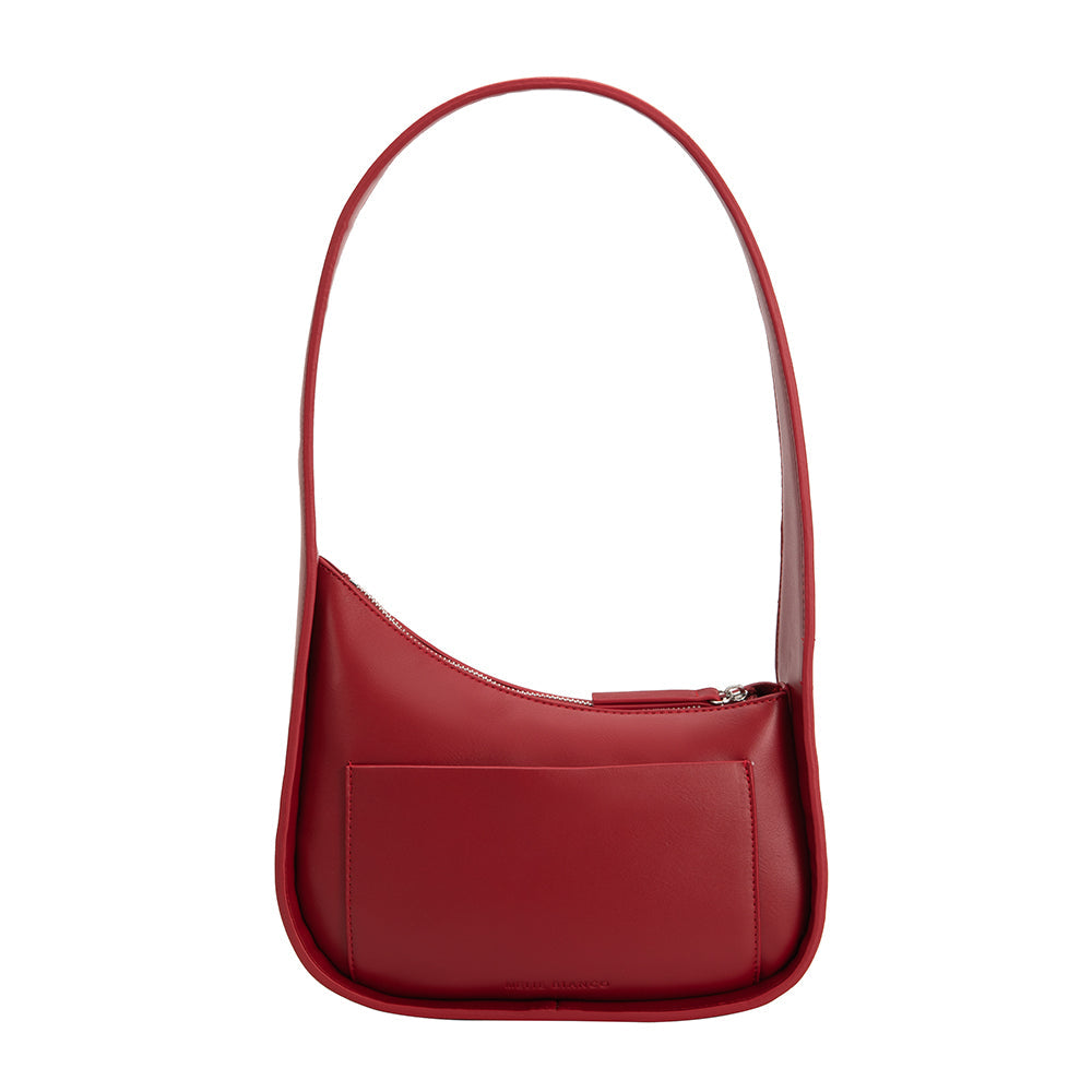 Zynvielle low red recycled vegan shoulder bag