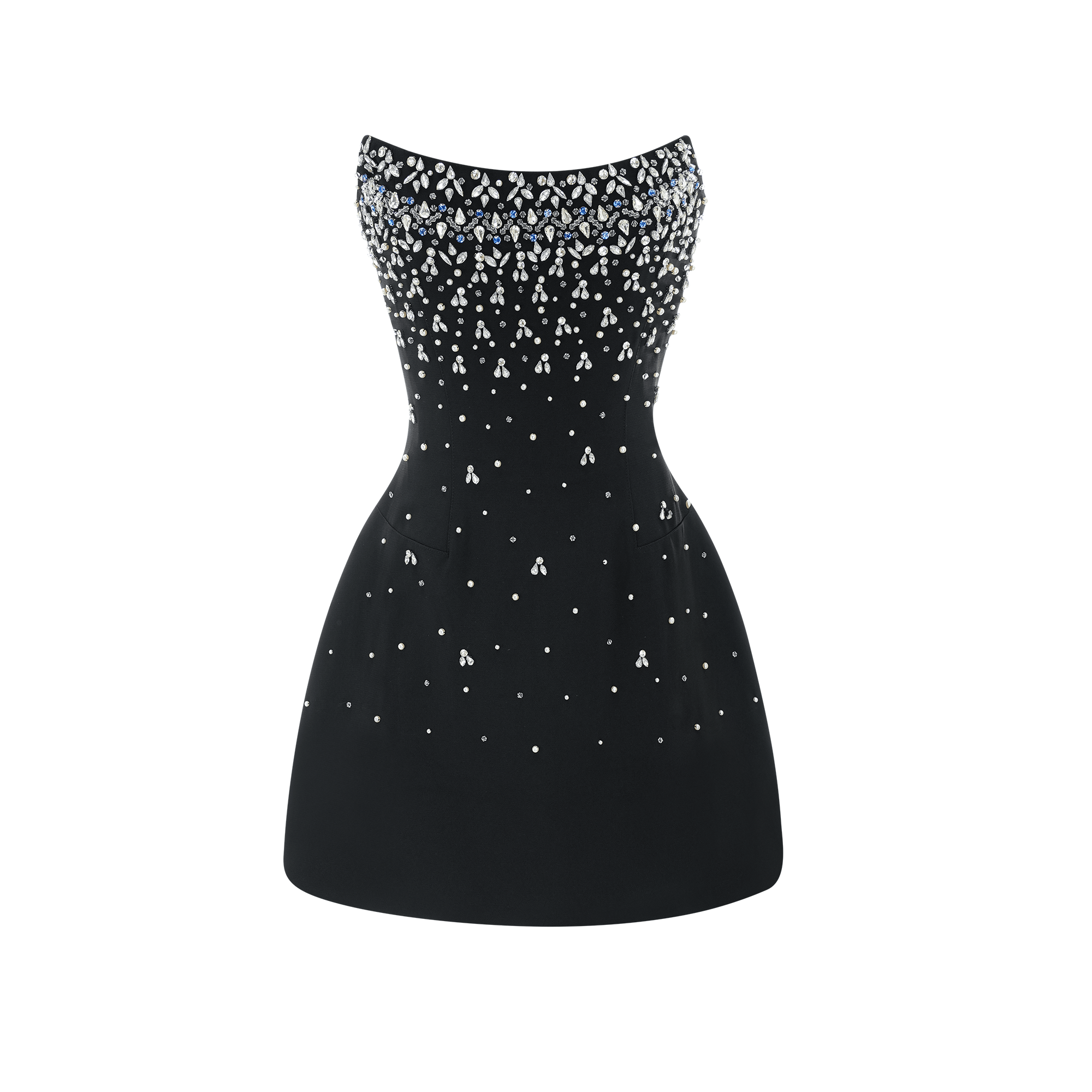 Brynara black embellished mini dress