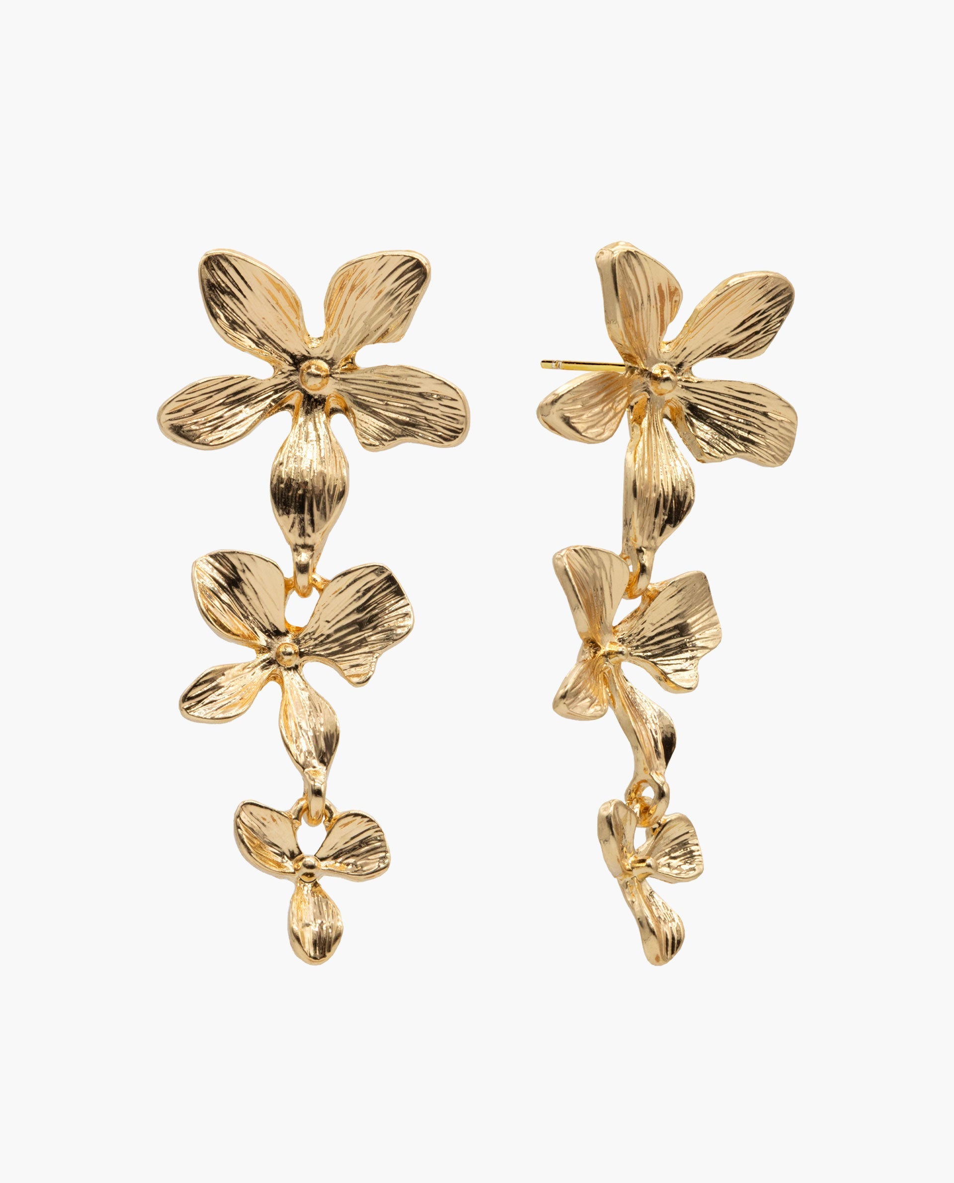 Dangle bloom earrings